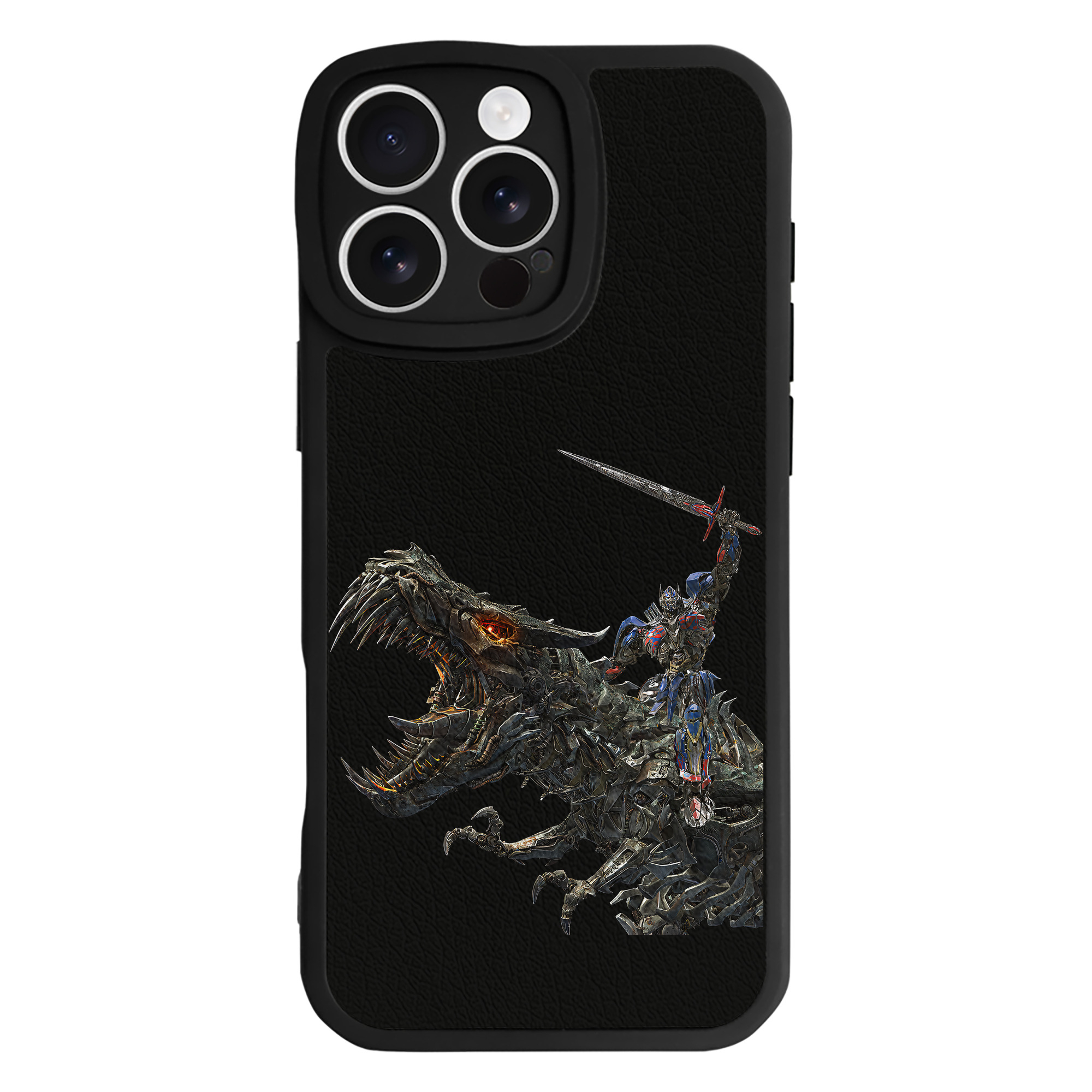 （画像用） Transformers トランスフォーマー 【iPhone 16シリーズ対応】シリコンスマホケース（レザー調） 材質：シリコン